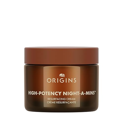 Origins High-Potency Night-A-Mins Resurfacing Face Moisturizer with Jojoba and Squalane | Night Cream, 1.7 Fl Oz