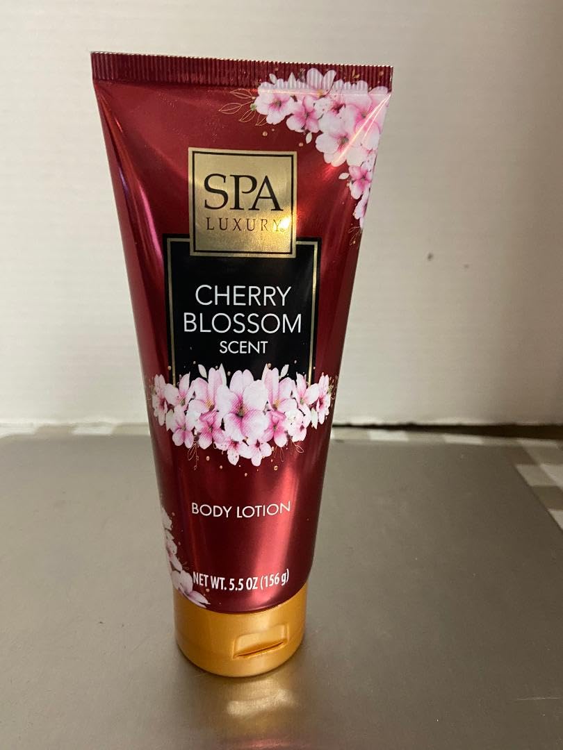SPA LUXURY Cherry Blossom Scent Body Lotion 5.5 oz