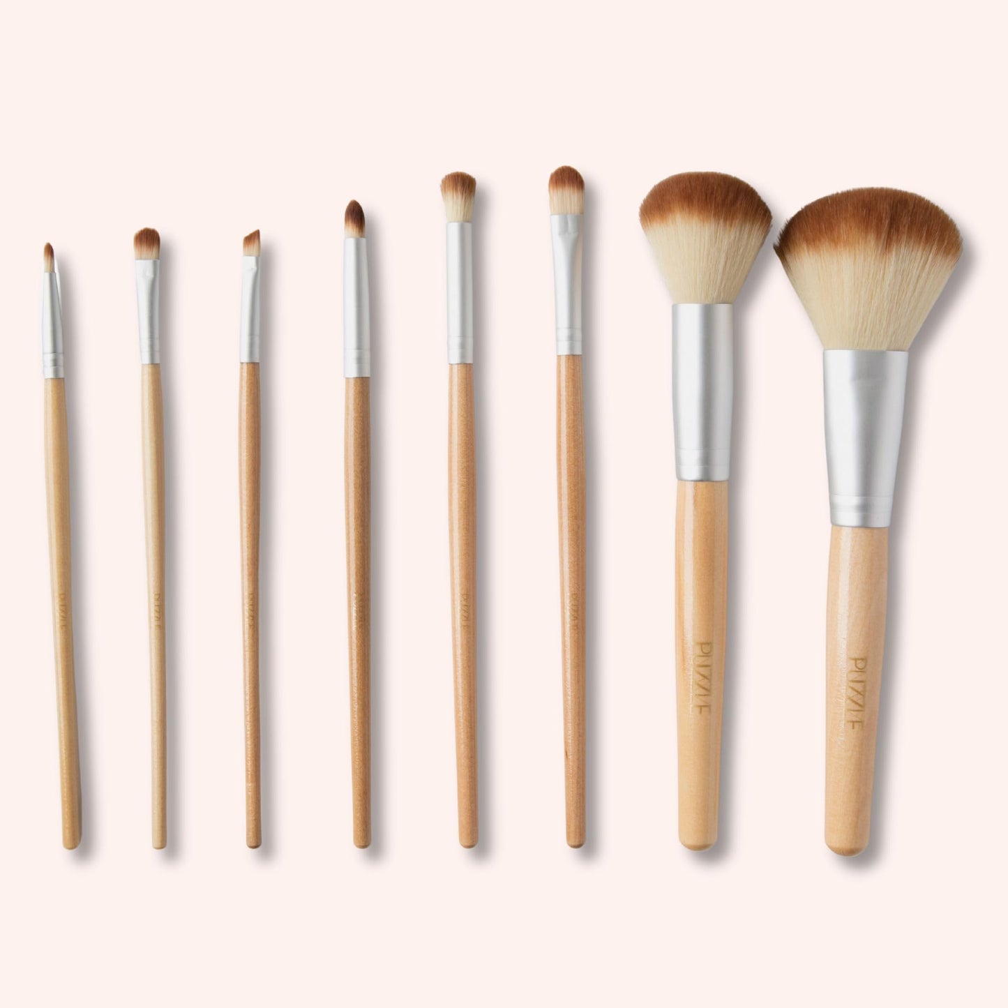 Puzzle Makeup Brush - Professional Vegan Makeup Brush, Soft Synthetic Bristles, Vegan - For Flawless Application (Large/Blending Eyeshadow Brush)