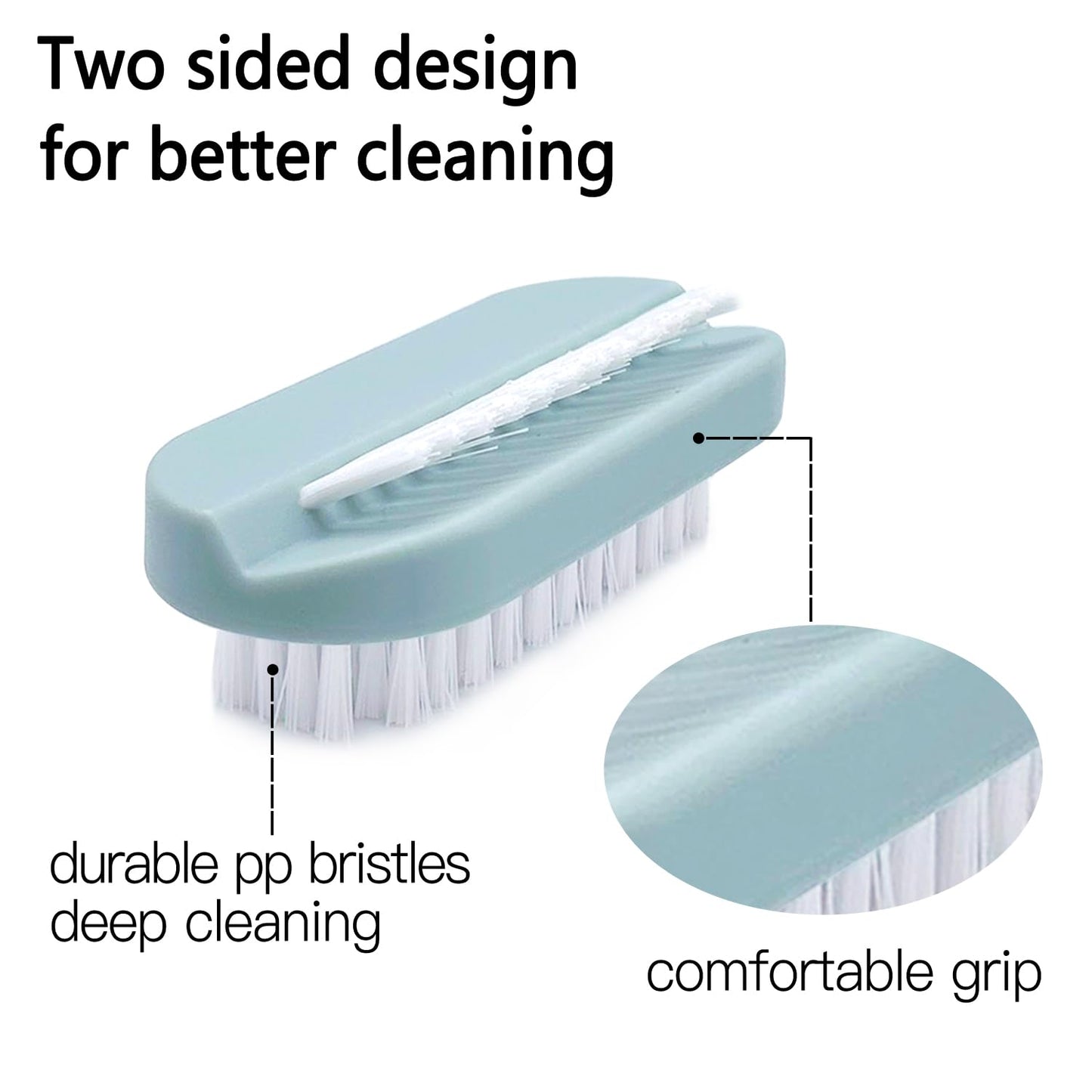 Nail Brush for Cleaning Fingernails Two Sided Hand Fingernail Scrub Brush Soft Stiff Bristles Nail Scrubber Brushes for men women kids,4 PCS Beauty and Personal Care Ylijxqc