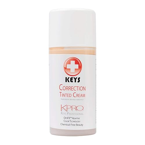 Keys Care KPRO Hydrating Tinted Correction Cream with OptiFX Adaptive Color Technology | Moisturize, Smooth, and Fill Fine Lines| 100% All-Natural