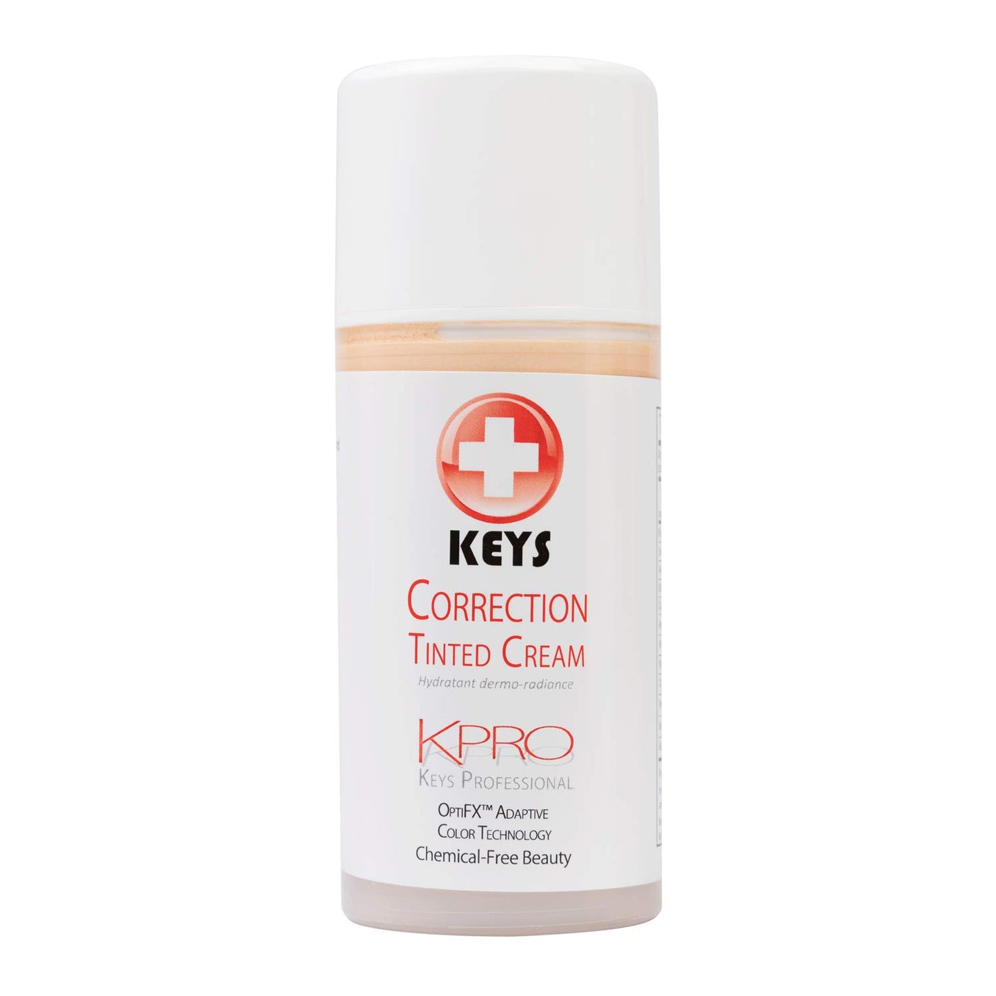 Keys Care KPRO Hydrating Tinted Correction Cream with OptiFX Adaptive Color Technology | Moisturize, Smooth, and Fill Fine Lines| 100% All-Natural