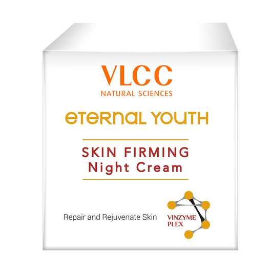 VLCC Eternal Youth Skin Firming Night Cream - Face Moisturizer - Hydrating Night Cream for Women - Lightweight and for All Skin Types - 1.7 oz