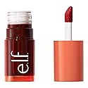 e.l.f. Sheer For It Blush Tint, Multi-Use, Long-Lasting Lip & Cheek Makeup, Creates A Natural Flush Finish, Vegan & Cruelty-Free, Orange Crush