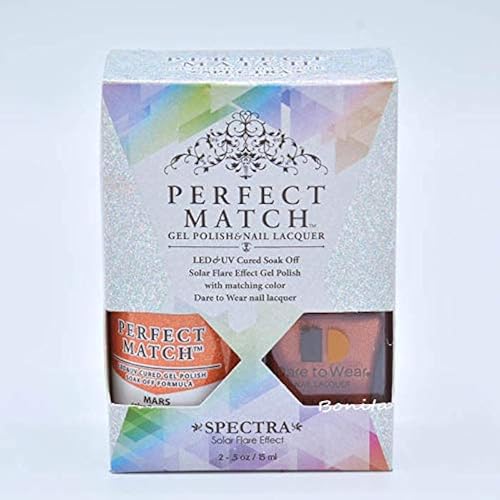 Lechat Perfect Match Gel Polish + Nail Polish Collection Spectra SPMS08 Mars Beauty & Personal Care LECHAT