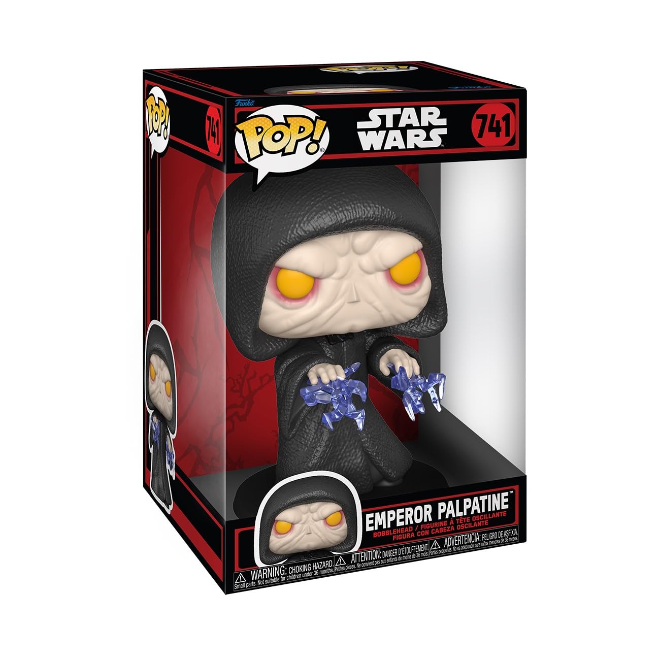 Funko POP! Jumbo: Star Wars Darkside - Emperor Palpatine - Collectable Vinyl Figure - Gift Idea - Official Merchandise - for Kids & Adults - Movies…