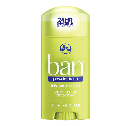 Ban Deodorant 2.6 Ounce Invisible Solid Powder Fresh (76ml) (3 Pack) Beauty and Personal Care Ban
