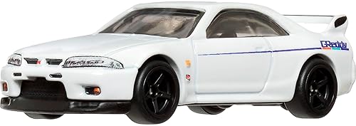 Hot Wheels Premium Car Culture Collectible Toy Car, 1:64 Scale Die-Cast Nissan Skyline R-33, Modern Classics Vehicle with Real Riders Tires