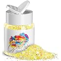 MARBLERS Holographic Glitter [Mixed Yellow] 1.5oz (42g) | Chunky | Non-Toxic, Vegan, Cruelty-Free | Face, Body, Eyeshadow, Hair, Festival, Party