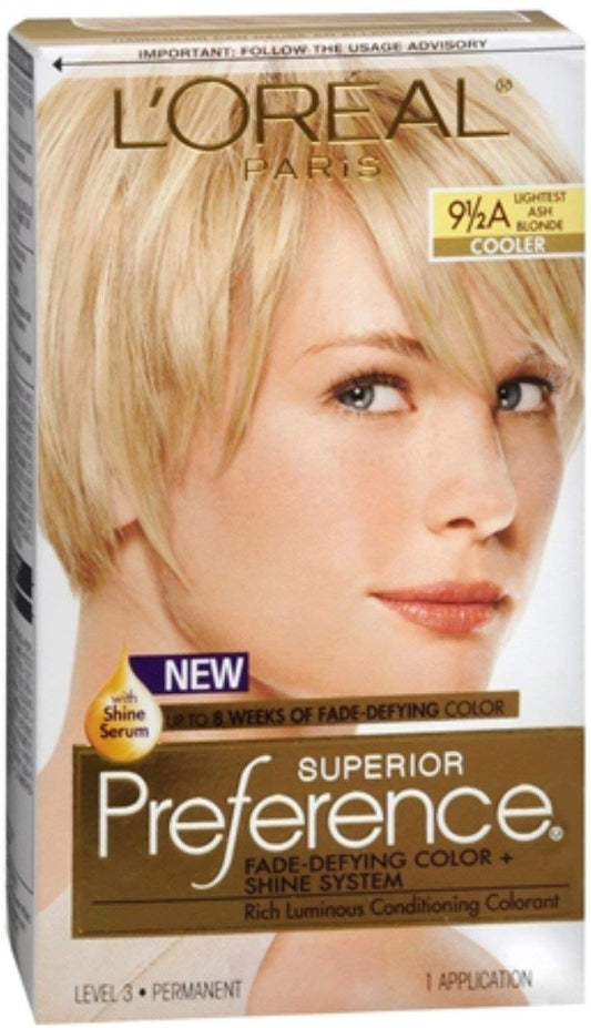 L'Oreal Superior Preference - 9-1/2A Lightest Ash Blonde(4 Pack)