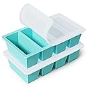 Silicone Freezer Tray for Sauce Cube: GGOW Silicone Freezing Tray for Broth Soup Storage - Freeze 250mL 125mL Souped Portion