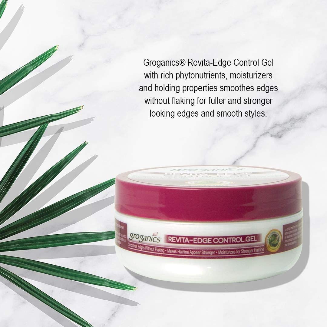 Groganics Revita-Edge Control Gel 4 oz