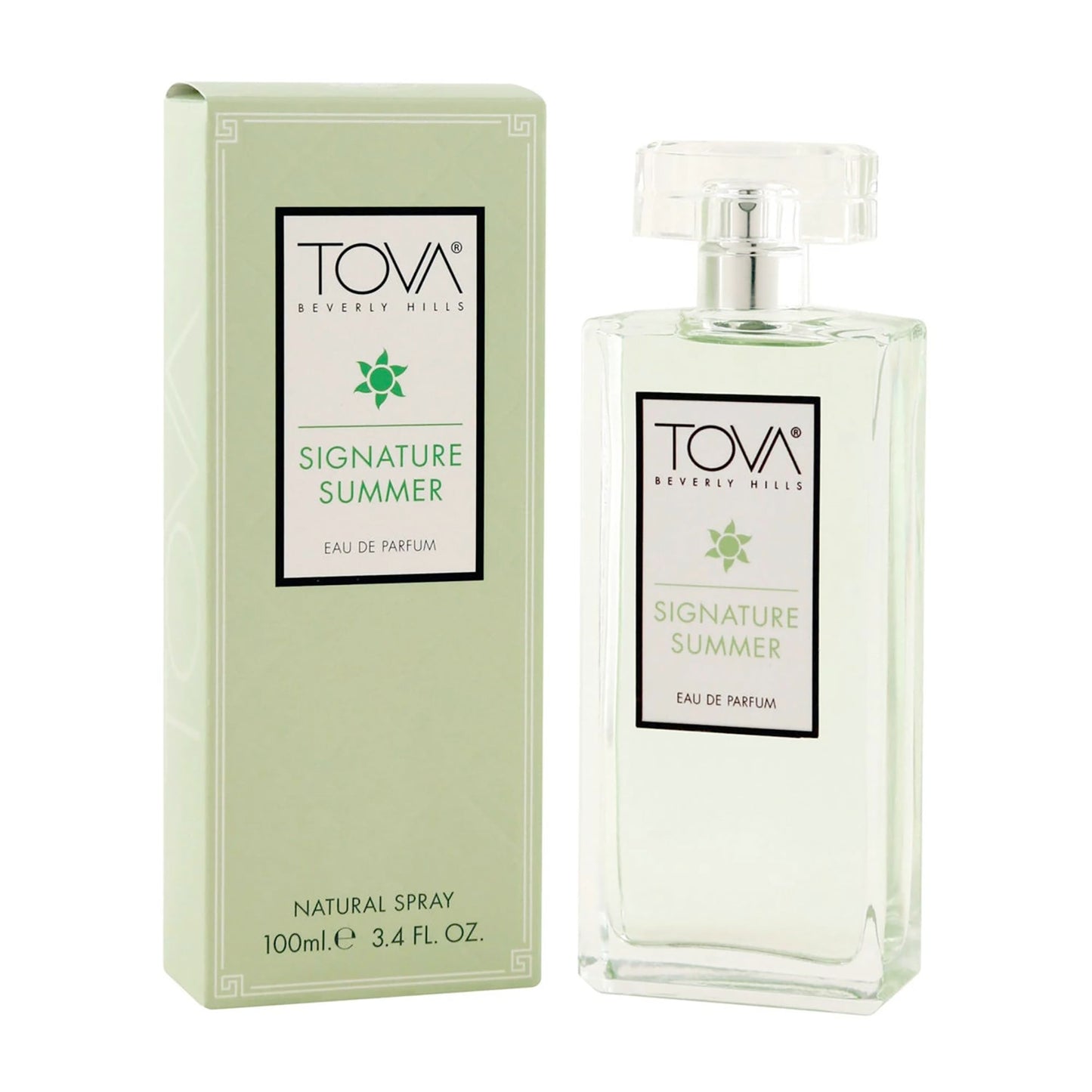 Tova Signature Summer Eau de Parfum - Floral Citrus Perfume for Women - Bergamot Jasmine Musk - Crafted in France & Cruelty-Free - 3.4 fl oz