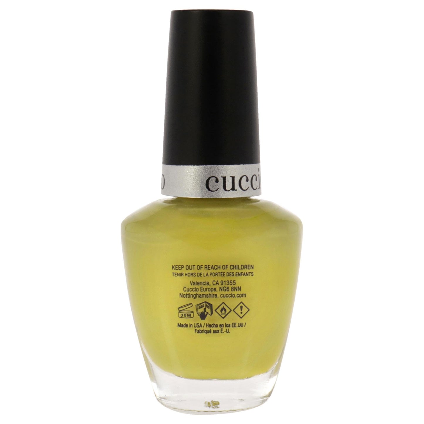Cuccio Colour Colour Nail Polish - Triple Pigmented Formula - For Rich And True Coverage - Gives Ultra-Long-Lasting And High Shine Polish -
