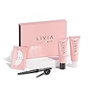 Livia - Black Eyelash and Eyebrow Color Set - Long-Lasting, Natural-Looking Color for 4 Weeks - Vegan, Gentle for Sensitive Skin - Easy DIY Solution