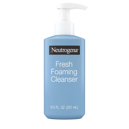 Neutrogena Fresh Foaming Facial Cleanser, All-In-One Makeup Remover Face Wash for Nor-mal to Oily Skin Deeply Cleanses & Removes Waterproof Makeup Beauty & Personal Care Neutrogena