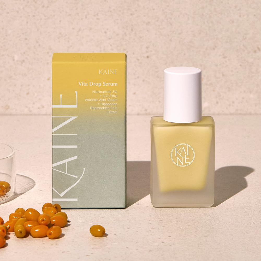 KAINE Vita Drop Serum Hydrating Serum with 73% Vitamin Tree Fruit Extract, 3% Niacinamide, and Triple Hyaluronic Acid for Moisture and Skin Balance Beauty & Personal Care KAINE