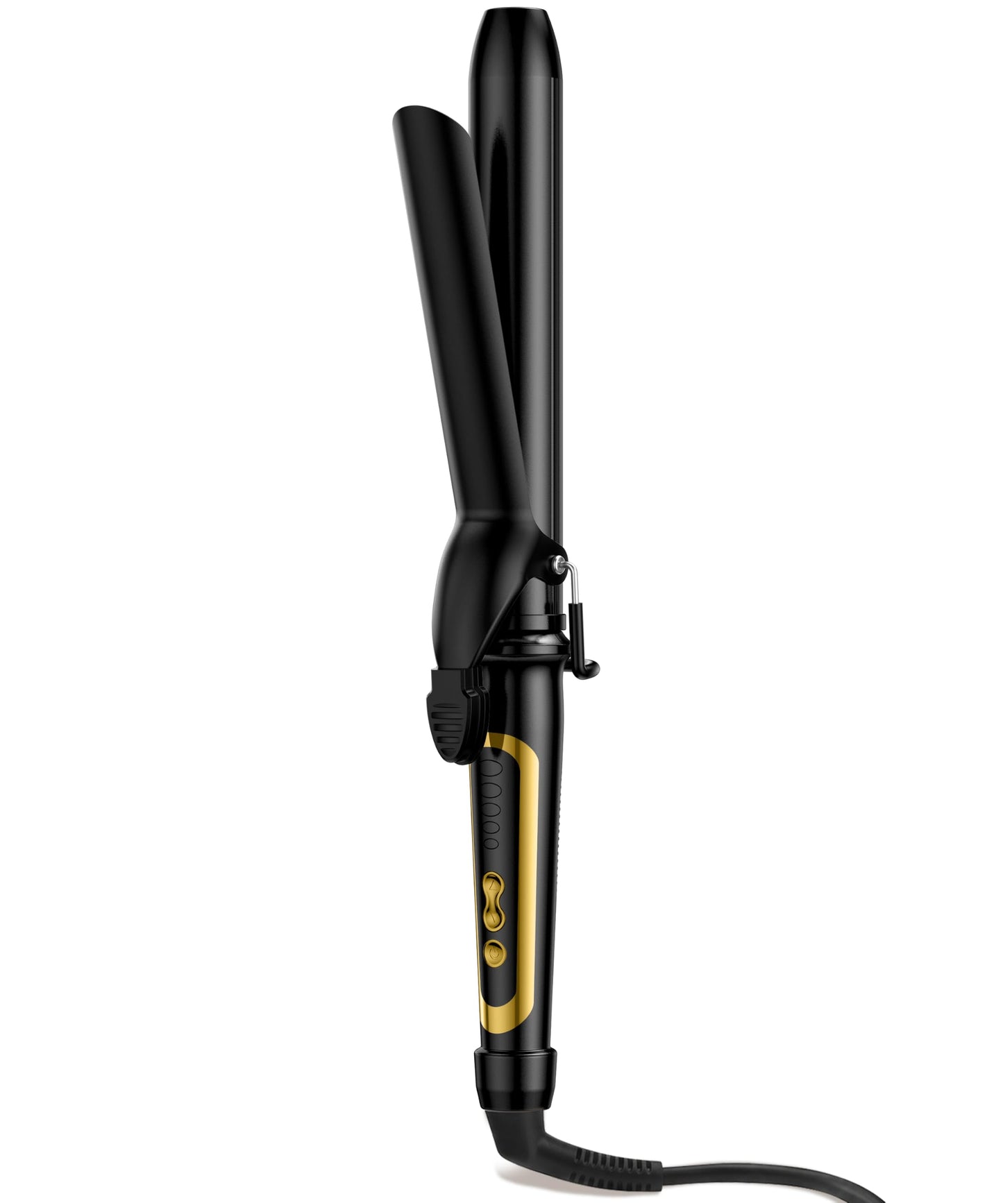 LANVIER 1.25 Inch Long Barrel Curling Iron, 1 1/4 Inch Extended Curling Iron for Medium, Long & Thick Hair, Tourmaline Ceramic Hair Curler, 5 Heat Beauty and Personal Care LANVIER Default Title