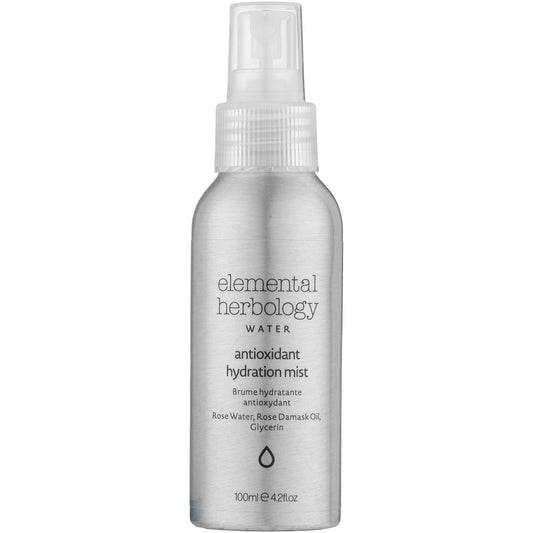 Elemental Herbology Antioxidant Toning Mist 4.2 fl oz - Hydrating & Soothing Facial Spray with Rose Damask Flower Water, Rose Oil & Glycerin - Calms