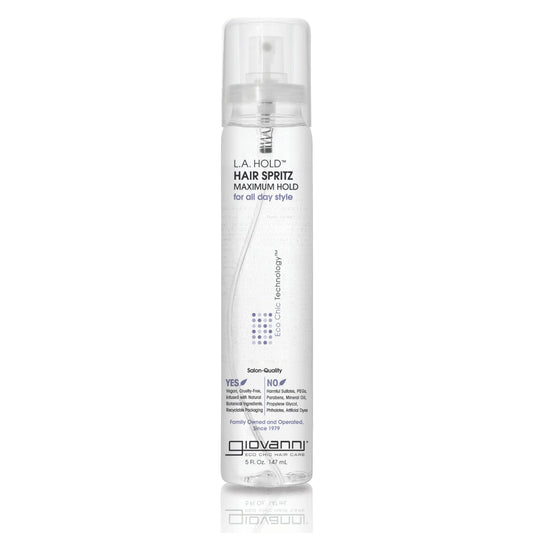 GIOVANNI L.A. Hold Hair Spritz - Maximum Hold Styling Spray, Lightweight, Lauryl & Laureth Sulfate Free - 5 oz Beauty & Personal Care GIOVANNI