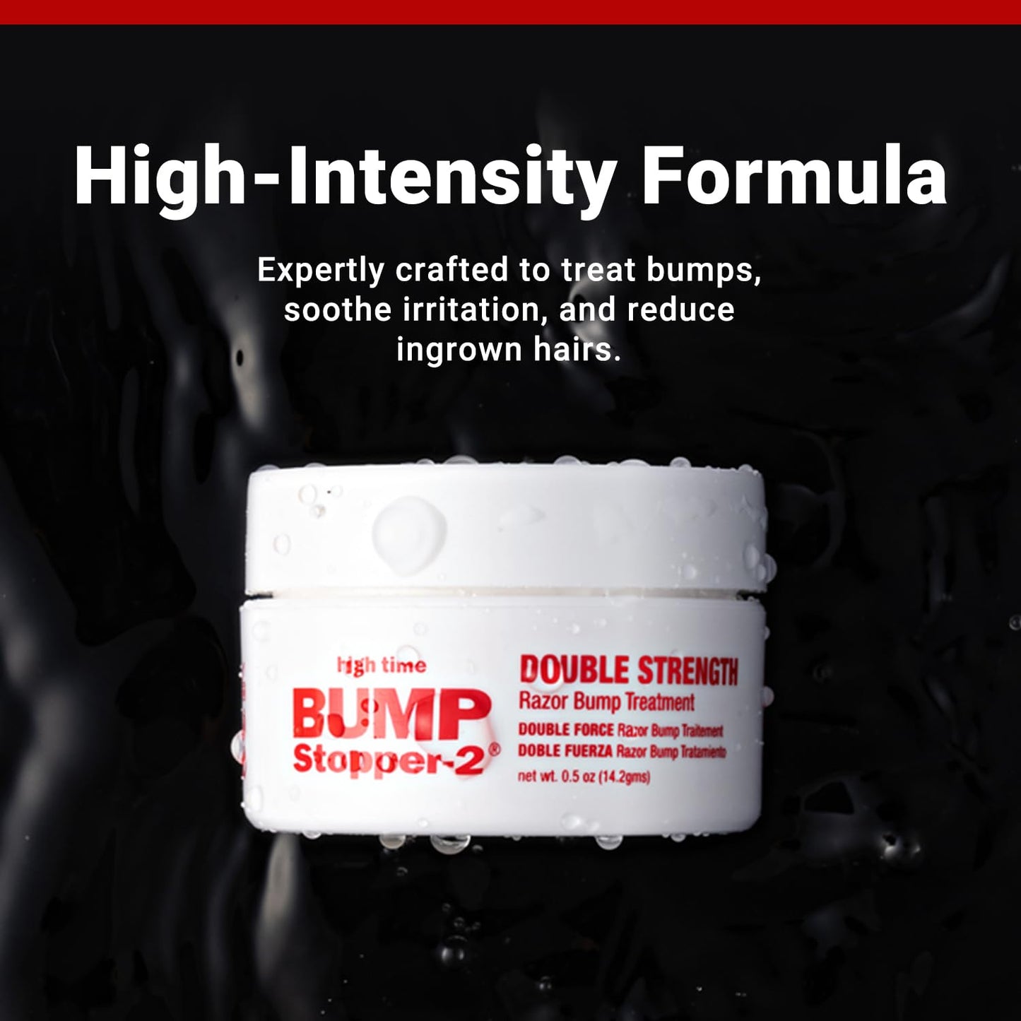 Bump Stopper 2 Double Strength Razor Bump Treatment | Formulated to Relieve Razor Burn | Eliminates Ingrown Hairs | Aftershave for Men - 0.5 OZ (9