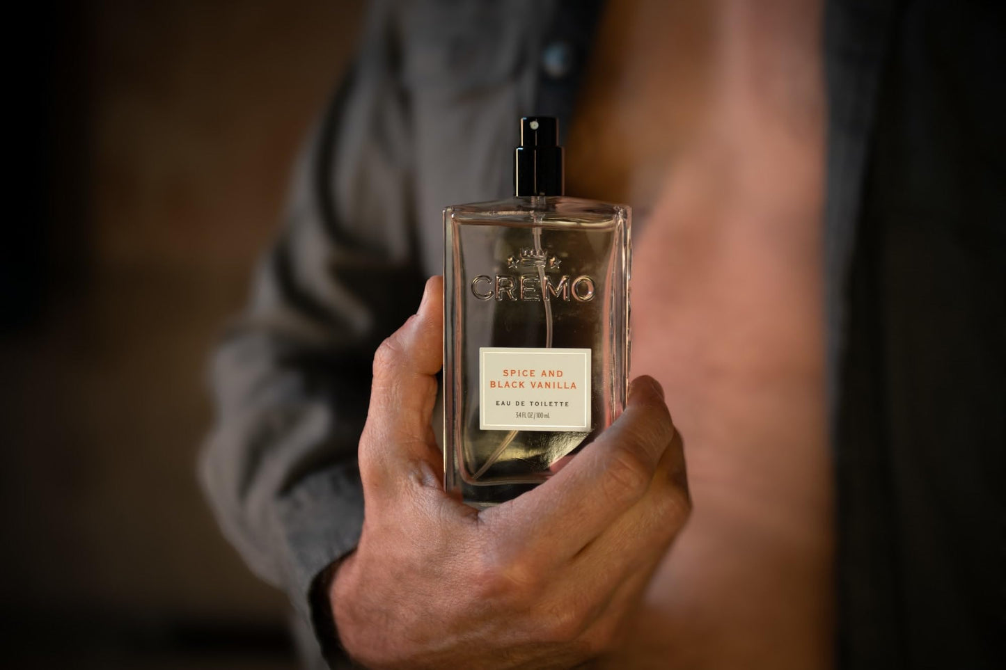 Cremo Cologne For Men - Spice & Black Vanilla Mens Cologne Spray, An Explosion of Vibrant Spices, Dark Woods and Black Vanilla, Multi-Layered