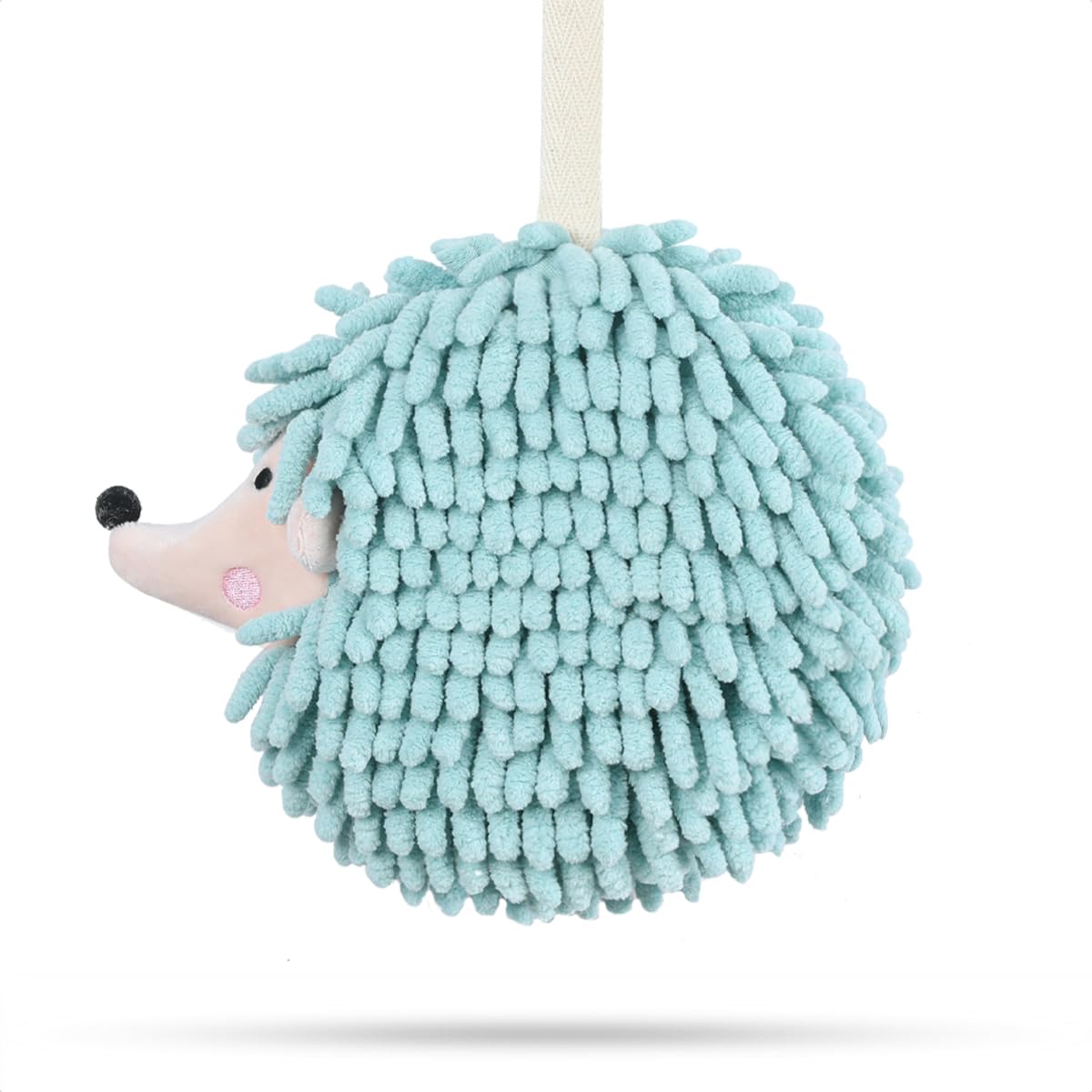 Decorative Hand Towels for Bathroom& Kitchen Cute Hedgehog Animals Themed Hand Towel Measures 6.7 X 7.9 Inches-Dry Your Hands, Green