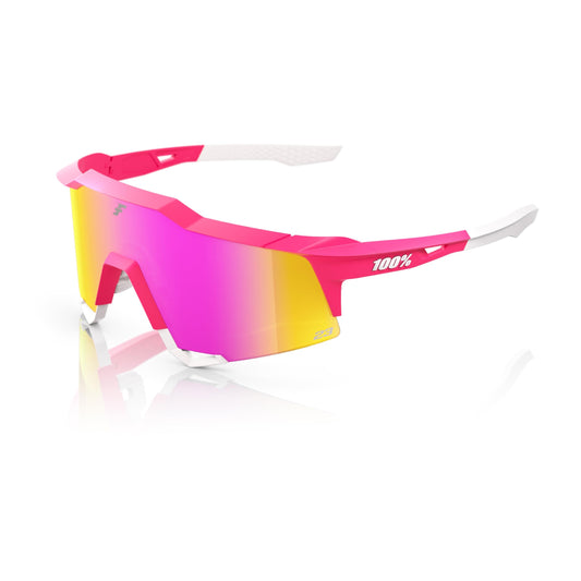100% Speedcraft LE Tatis 24 Sunglasses - Pitaya; HiPER Vital Pink Mirror