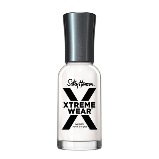 Sally Hansen Xtreme Wear, White On, Long Lasting, Chip Resistant, Semi Opaque, Shiny White Nail Polish