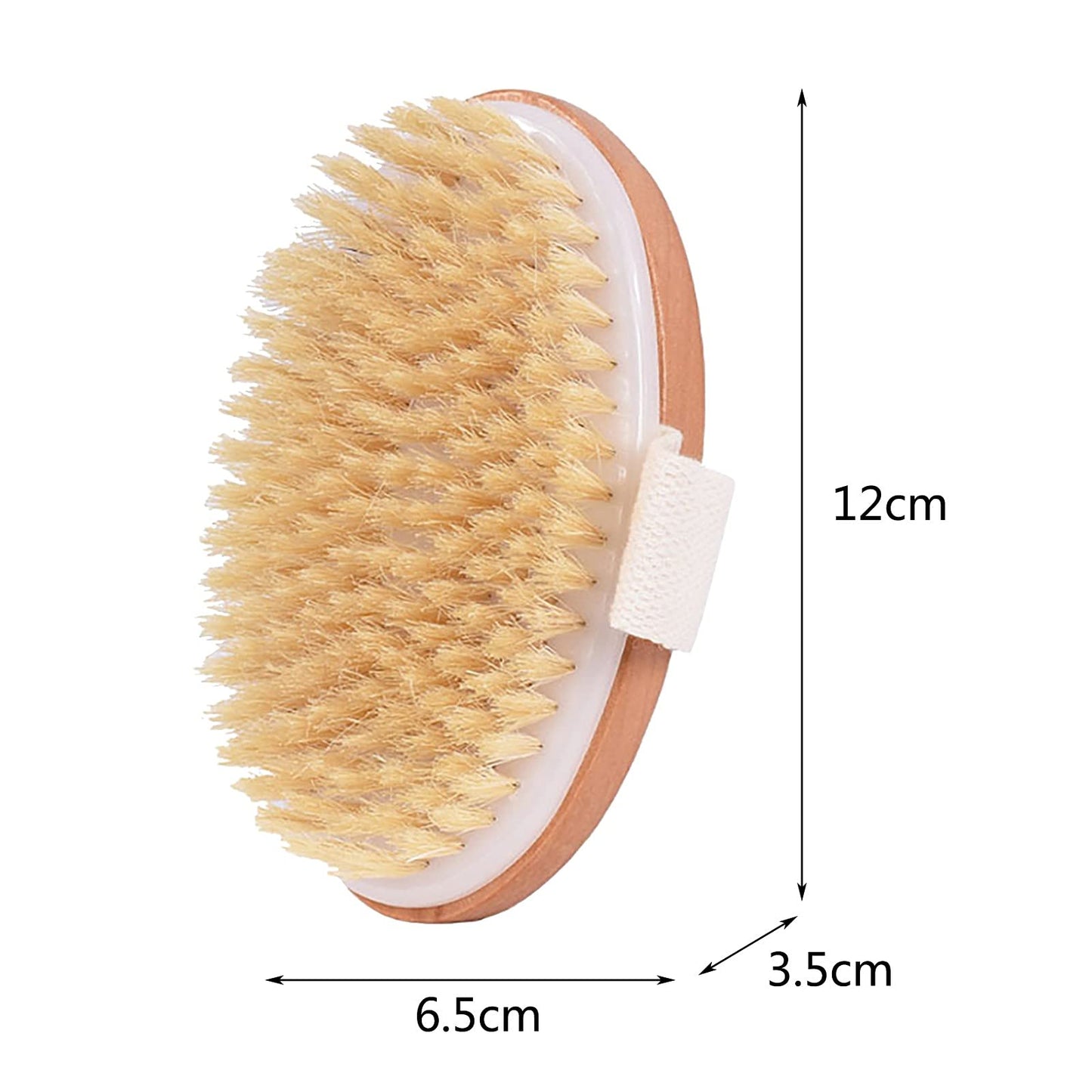 2 Pack Dry Brushing Body Brush for Lymphatic Drainage,Natural Bristle Exfoliating Body Scrubber for Women,Bath & Body Brushes for Cellulite Beauty and Personal Care Gooddyiyukey