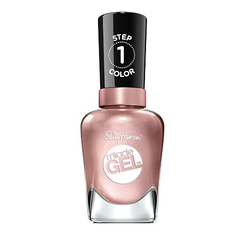 Sally Hansen Miracle Gel Salon Quality Nail Polish | Gel-Like Formula, Two-Step System, No UV Light Needed, Long Lasting | Opaque, Pearlescent | 207 Beauty & Personal Care Sally Hansen
