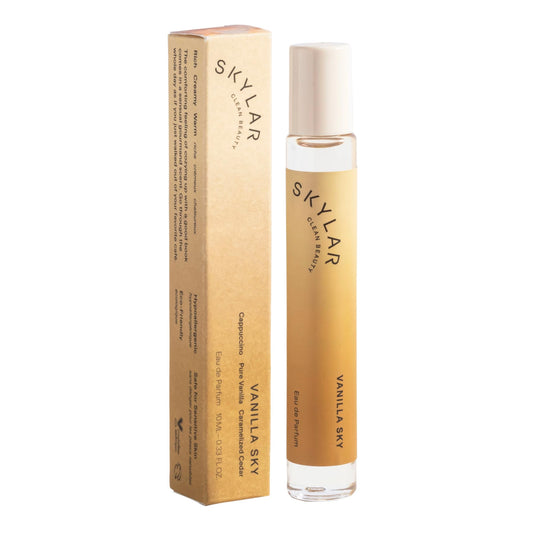 Skylar Vanilla Sky Travel Spray for Women - Mini Vanilla Perfume, Cappuccino, Cinnamon & Cedar Notes - Hypoallergenic, Vegan, Clean Fragrance Beauty & Personal Care Skylar