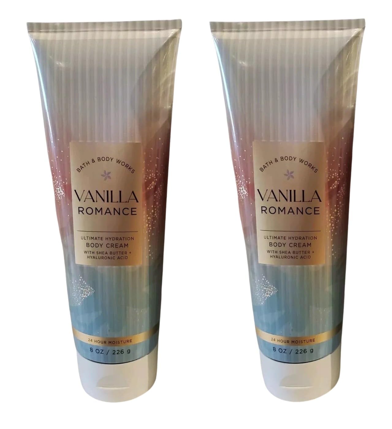 Bath & Body Works Vanilla Romance Body Cream 2-Pack - Warm Vanilla Moisturizing Lotion Set