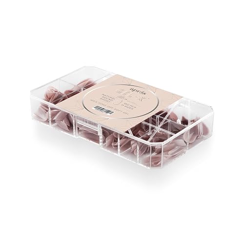 Apres Neutrals Gel-X Maisie Box Of Press On Nails, 11 Sizes 00-9, Soft Gel Nail Tip Box (150pcs) (Natural Round Short, 150pcs) Beauty & Personal Care APRÉS