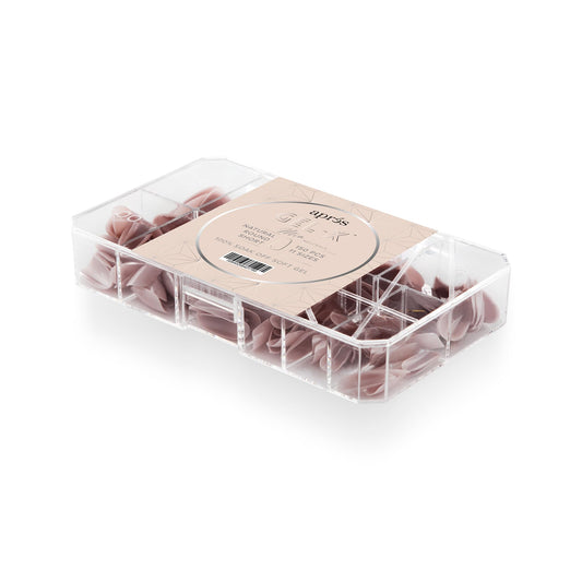 Apres Neutrals Gel-X Maisie Box Of Press On Nails, 11 Sizes 00-9, Soft Gel Nail Tip Box (150pcs) (Natural Round Short, 150pcs) Beauty & Personal Care APRÉS