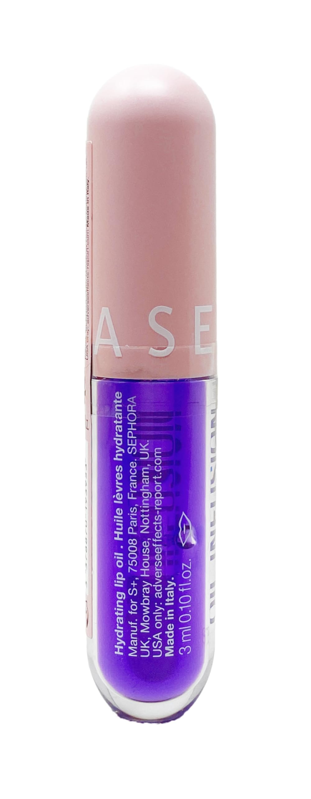 SEPHORA COLLECTION Oil Infusion Hydrating Lip Oil - Blackberry (sheer purple) 0.10 oz/3 ml