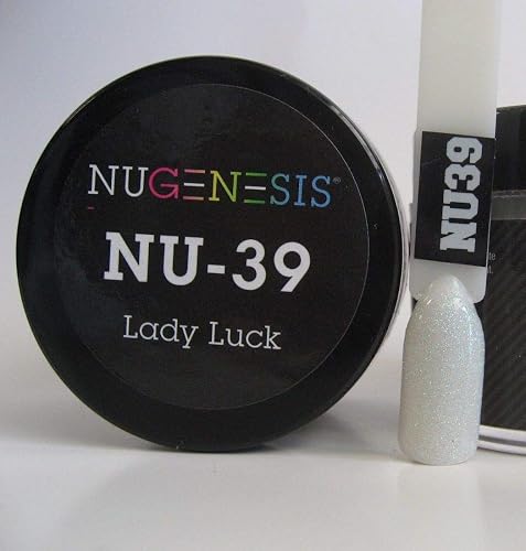 NuGenesis Nail Dipping Powder Color 1.5oz/43g Jar - (NU39 LADY LUCK) Beauty & Personal Care Nugenesis
