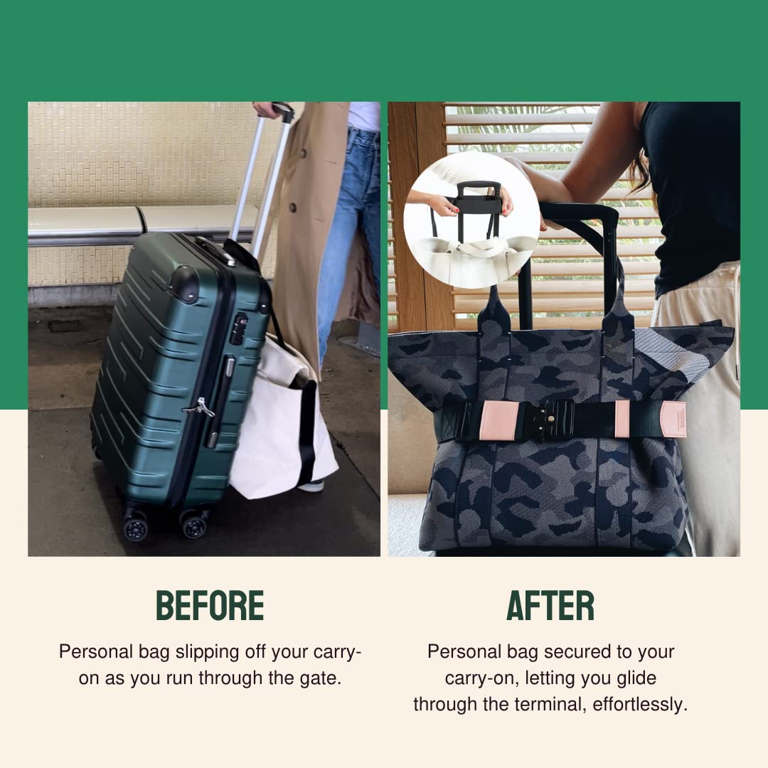 The Original Cincha Travel Belt – Add-a-Bag Luggage Strap for Carry-On, Suitcase & Travel Accessories for Men & Women, As Seen on Shark Tank
