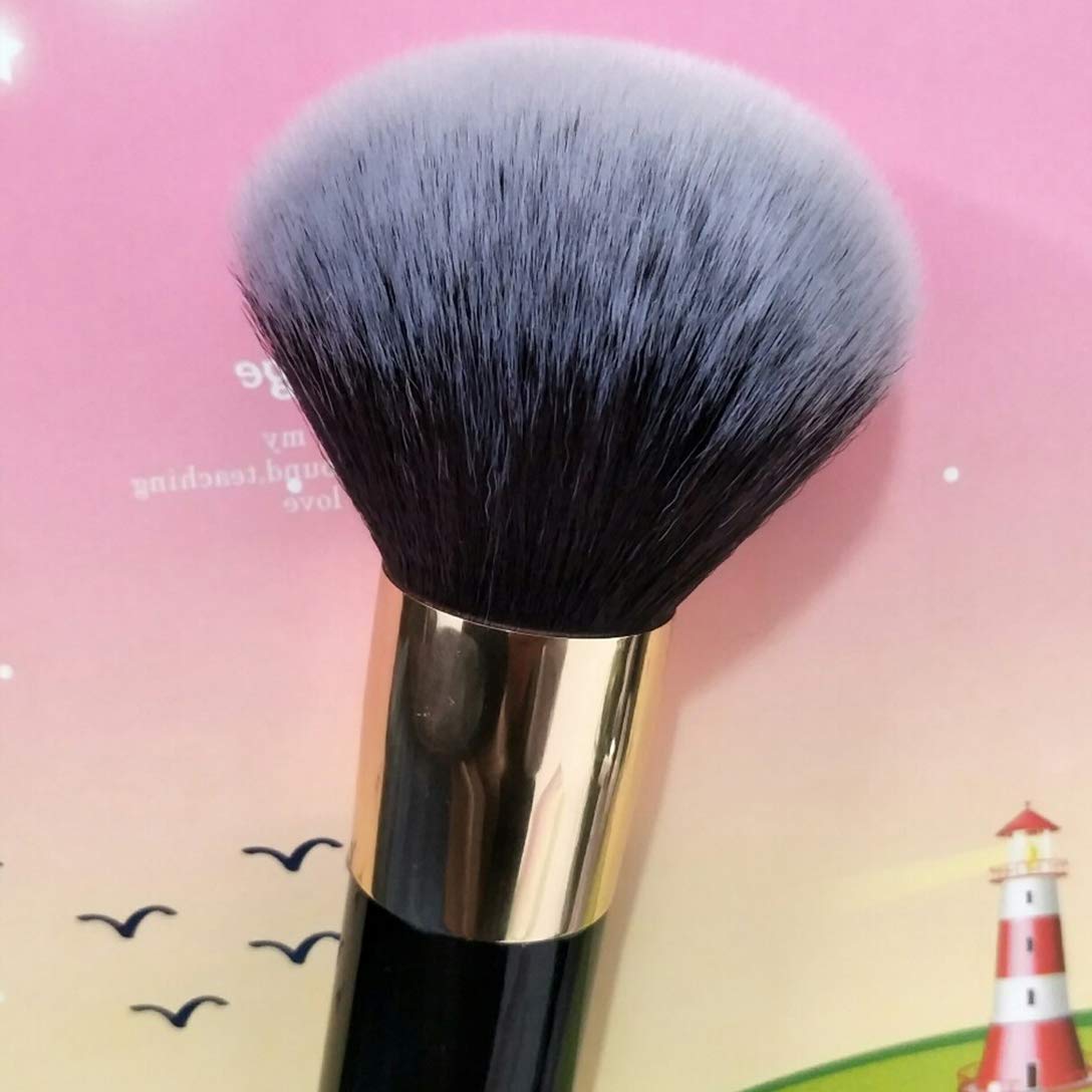 RN BEAUTY Makeup Brush Powder Brush Foundation Blush Bronzer Contour Face Blender Brush Professional Mineral Blending Buffing Kabuki Brushes Thick