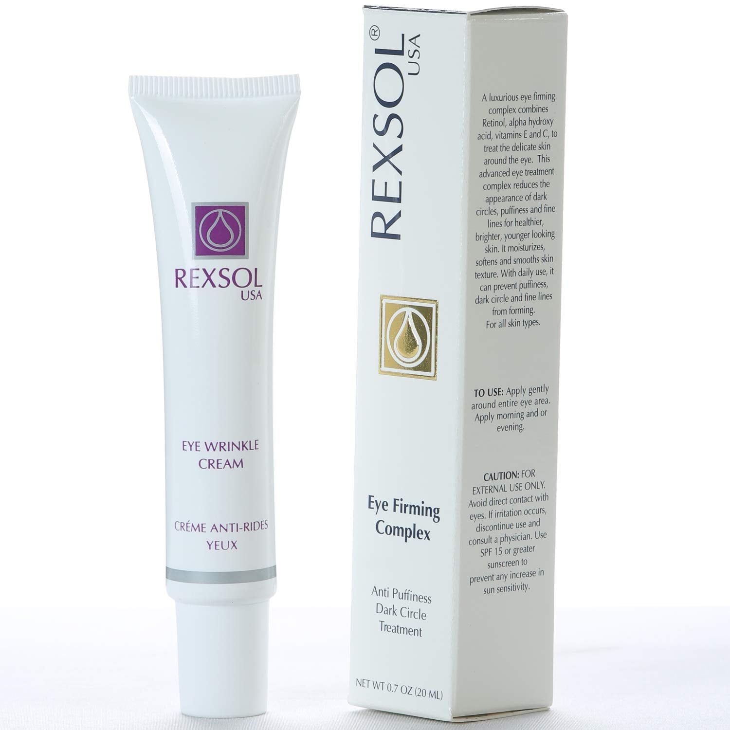 REXSOL Eye Firming Complex Anti-Puffiness & Dark Circle Treatment ...