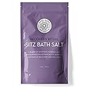 Pure Body Naturals Sitz Bath Salt - Postpartum Care and Hemorrhoid Comfort - Natural Soak for Self Care and Hemorrhoid, Post Partum Essentials, 32 Oz