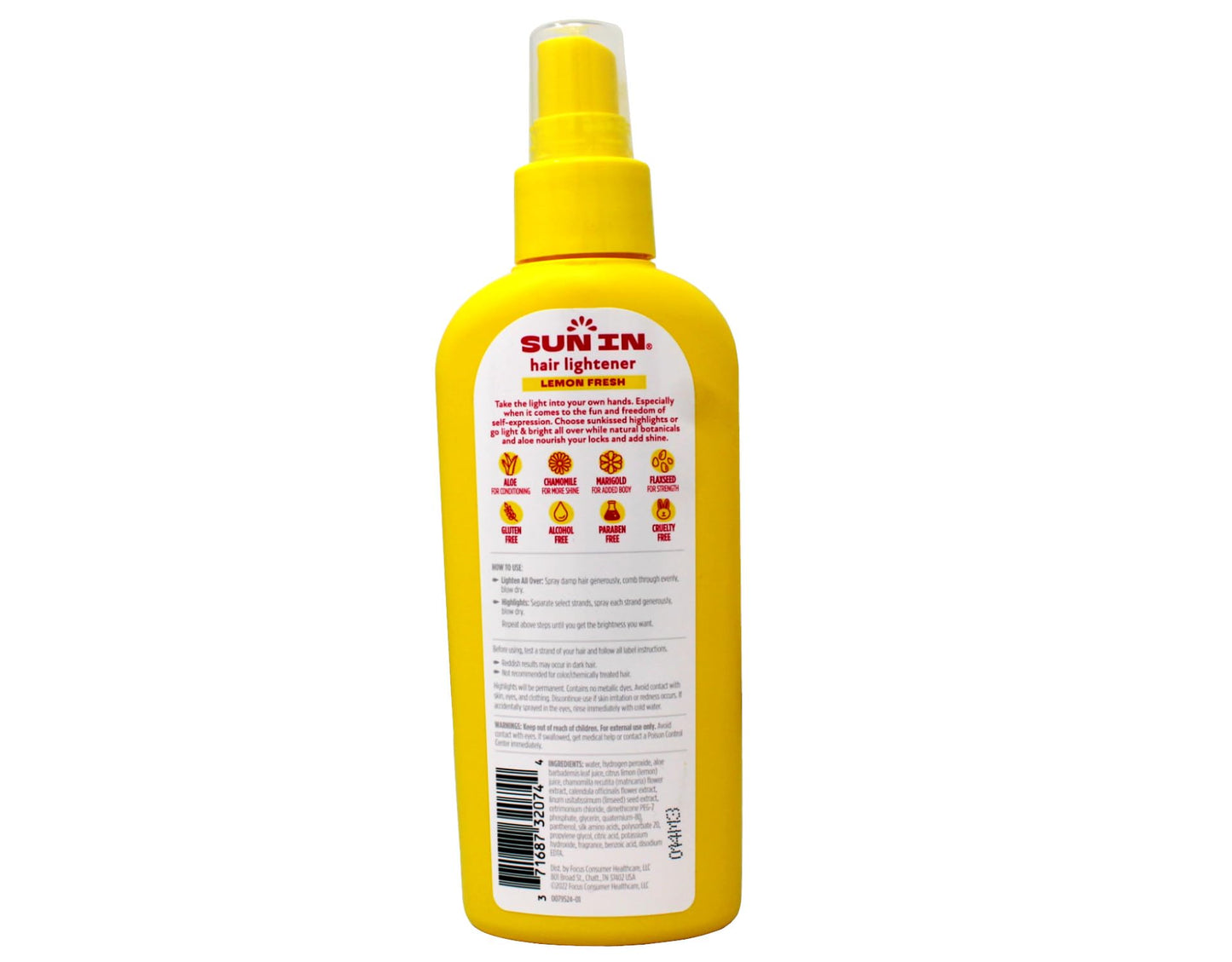 Sun-In Spray-In Hair Lightener, Lemon Fresh, 4.7 Ounce