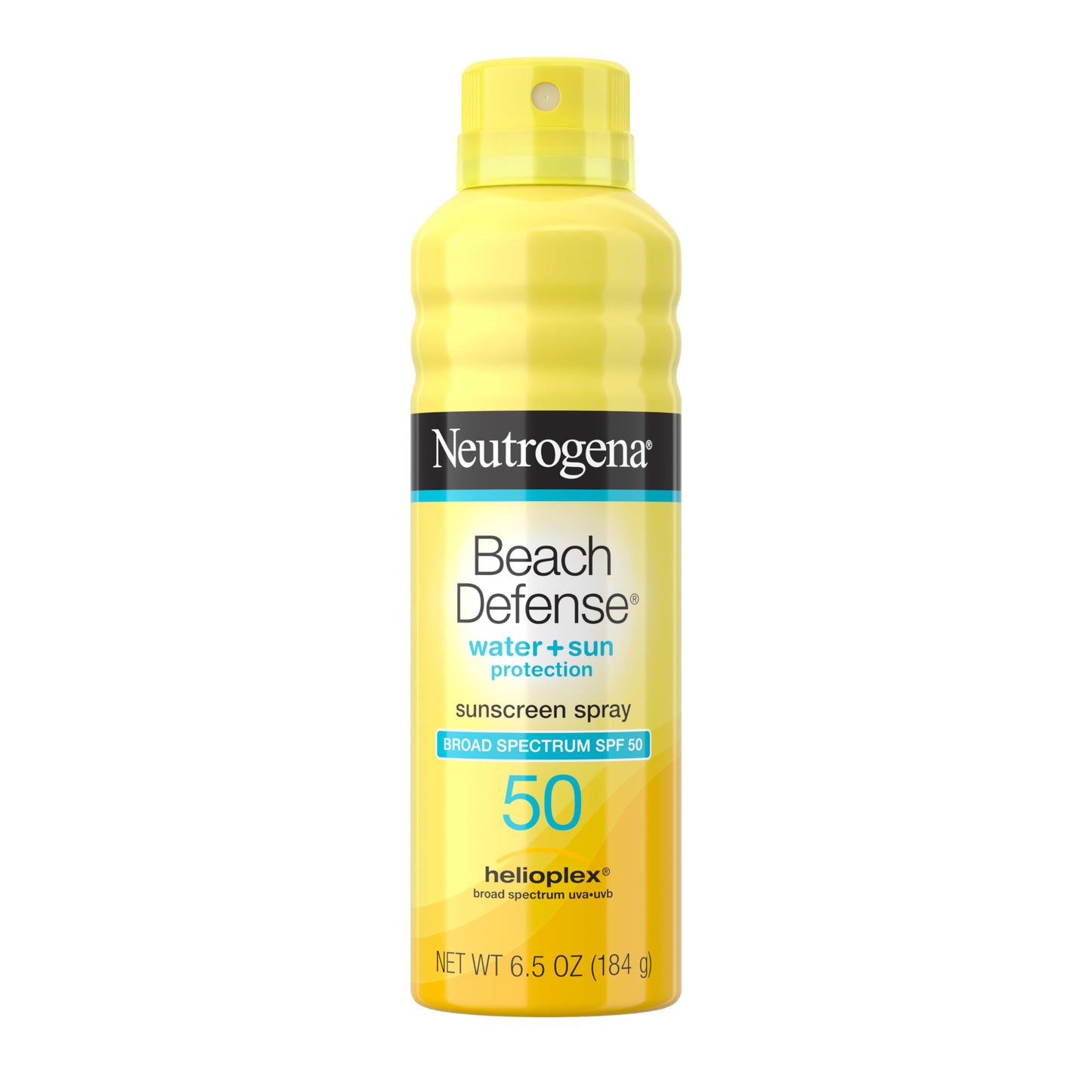 Neutrogena Beach Defense Sunscreen Spray SPF 50, Hawaii Reef Act 104 Compliant, Octinoxate & Oxybenzone Free, Broad Spectrum, Fast Absorbing