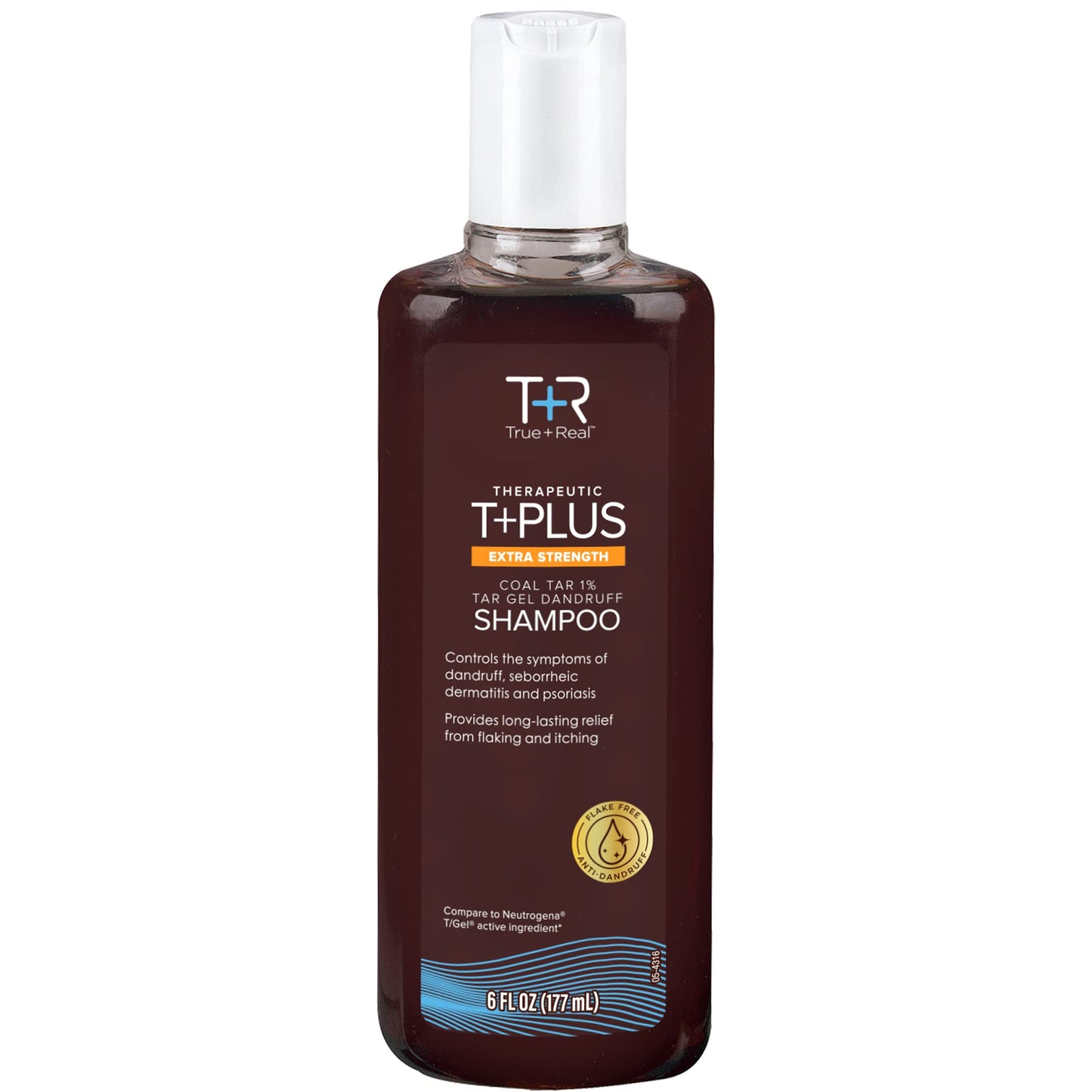 True+Real Coal Tar Therapeutic Tar Gel Anti-Dandruff Shampoo 1% Coal Tar, 6 Ounce Beauty and Personal Care True+Real Default Title