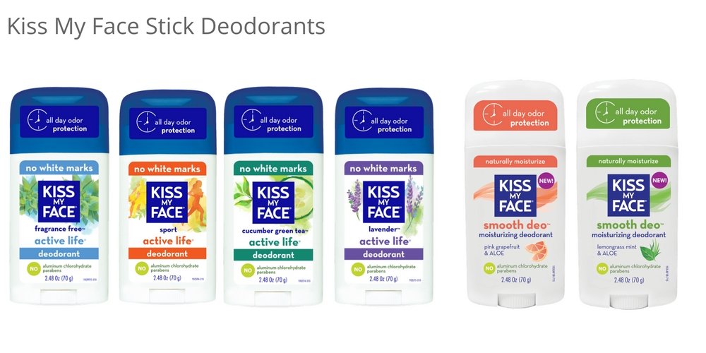 Kiss My Face Signature Bundles - Active Life Aluminum Free Deodorant, Sport, 7.44 oz, 3 Count (Packaging May Vary) Beauty and Personal Care Kiss My Face