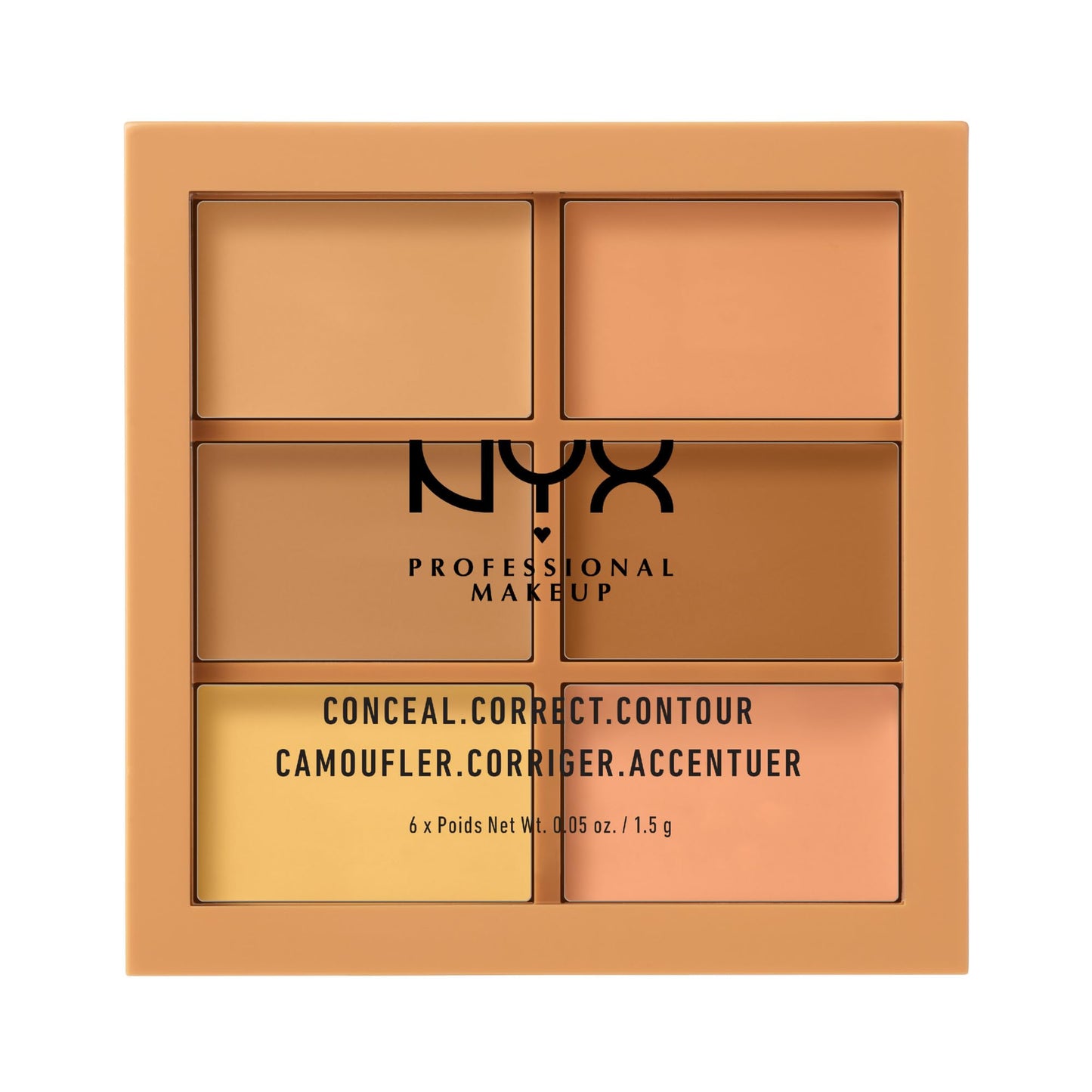 NYX PROFESSIONAL MAKEUP Conceal Correct Contour Palette - Medium Beauty and Personal Care NYX PROFESSIONAL MAKEUP Default Title
