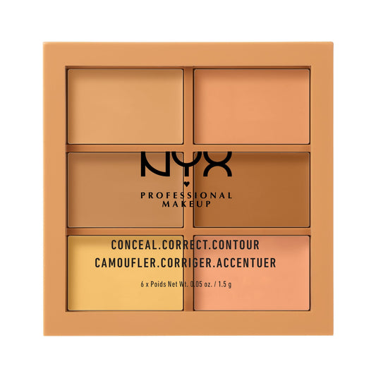 NYX PROFESSIONAL MAKEUP Conceal Correct Contour Palette - Medium Beauty and Personal Care NYX PROFESSIONAL MAKEUP Default Title