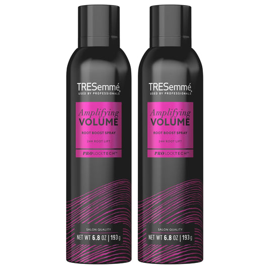 TRESemme Hair Spray, Volume Spray (Pack of 2), 6.8 Oz each, Finishing Hair Thickening Products for Women, Volumizing Hair Products for Thicker, Fuller