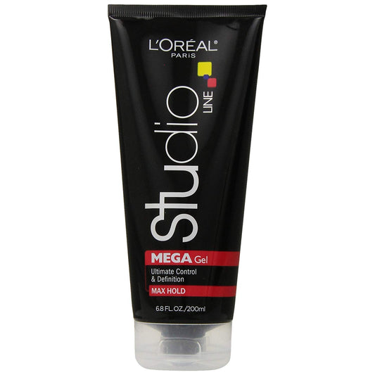 L’Oreal ParisStudio Line Head Lock Mega Hard Hold Gel 6.80 oz (Pack of 8)