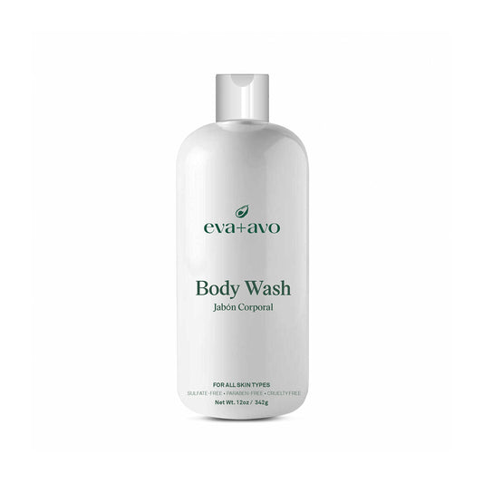 Eva + Avo Hydrating Body Wash with Avocado & Rosemary, Luxurious Moisturizing Shower Cleanser for Dry, Sensitive & All Skin Types, Sulfate Beauty & Personal Care Eva + Avo